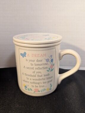 Vintage 1985 Hallmark Coffee Tea Mug The Inspiration of Amanda Bradley A Dream